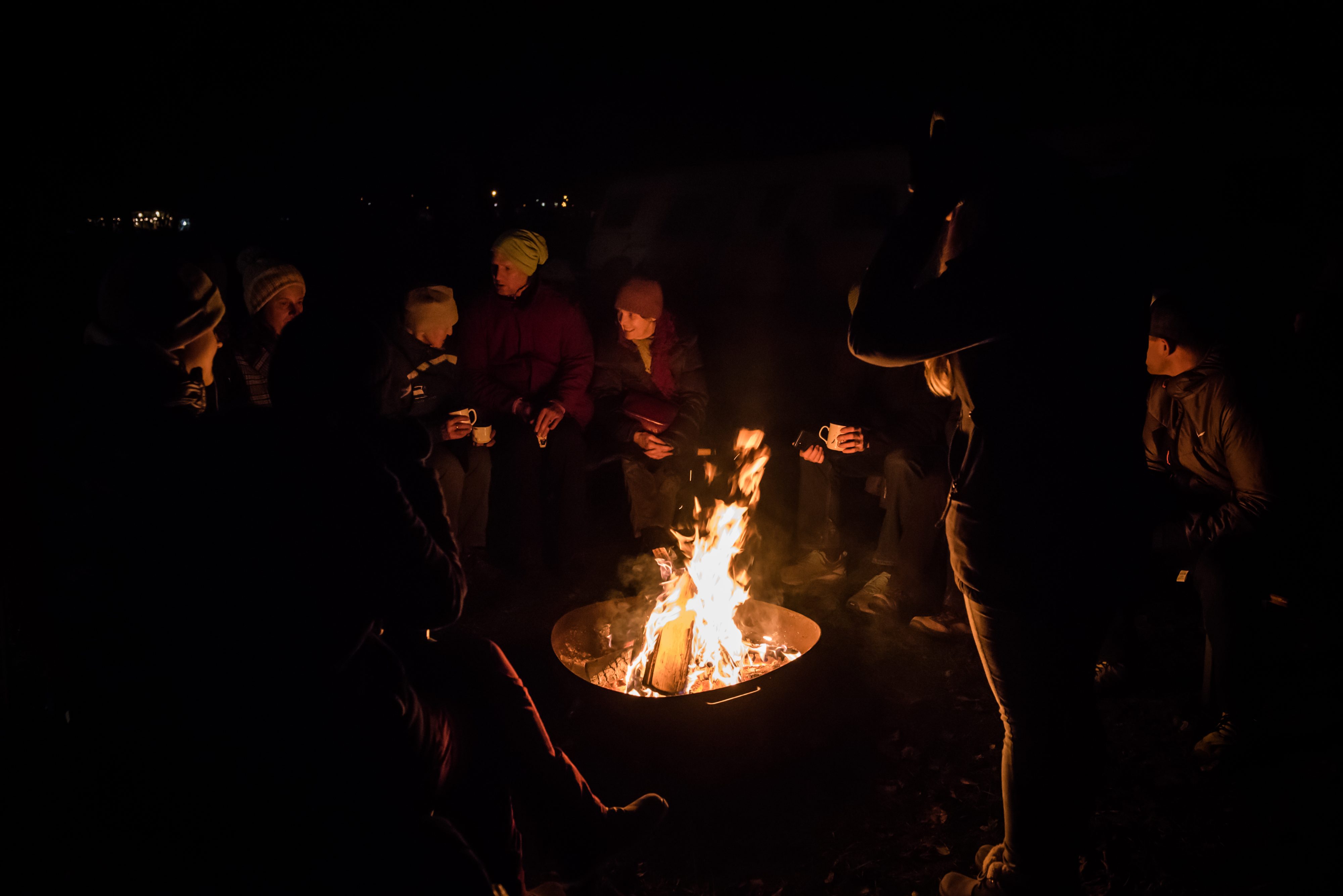 Weihnachtsgrillen 22 Lagerfeuer